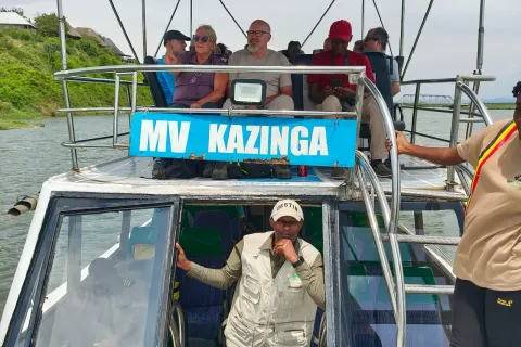 Kazinga Channel boat safari, Uganda